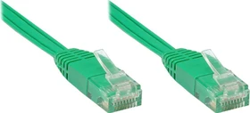 Good Connections Flach-Patchkabel, Cat5e, U/UTP, RJ-45/RJ-45, 5m, grün