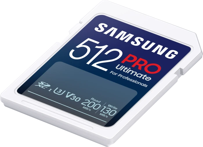 Samsung PRO Ultimate R200/W130 512GB, UHS-I U3, Class 10