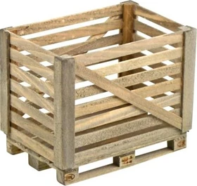 Carson Holzgitterbox auf Europalette
