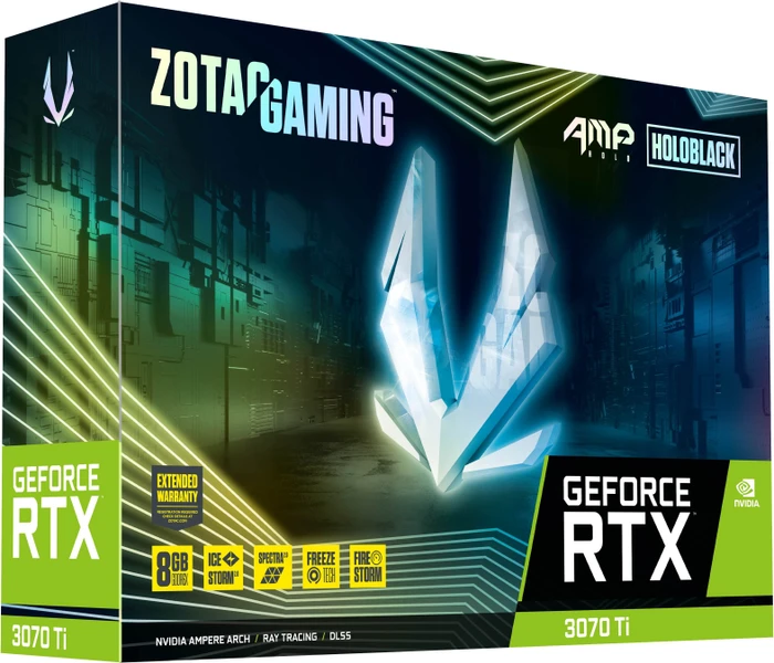 Zotac Gaming GeForce RTX 3070 Ti AMP Holo, 8GB GDDR6X, HDMI, 3x DP