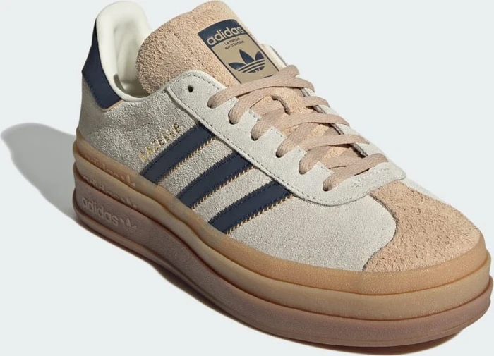 adidas Gazelle Bold cream white/night indigo/magic beige (Damen)