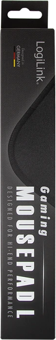 LogiLink Gaming Mauspad schwarz, 320x270mm, Size L
