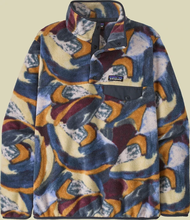 Patagonia Lightweight Synchilla Snap-T Pullover smudge: smolder blue (Damen)