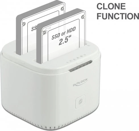DeLOCK Dockingstation SATA 6Gb/s, USB-C 3.1