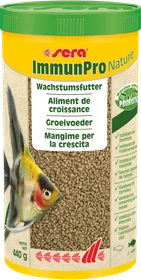 sera ImmunPro Nature, probiotisches Wachstumsfutter für Zierfische, 440g, 1l