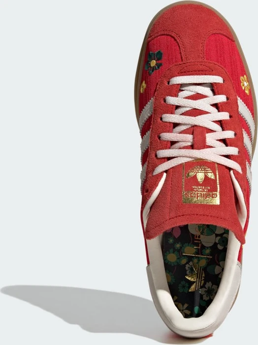 adidas Gazelle Bold better scarlet/off white/eqt yellow (Damen)