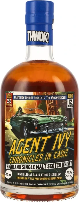 Brave New Spirits The Whisky Heroes: Agent Ivy Chronicles in Cadiz Blair Athol 700ml