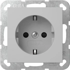 Gira SCHUKO-Steckdose 16A 250V, grau
