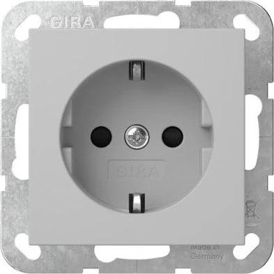 Gira SCHUKO-Steckdose 16A 250V, grau