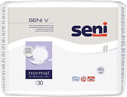 Seni V Vlies Normal Hygieneeinlage, 30 Stück