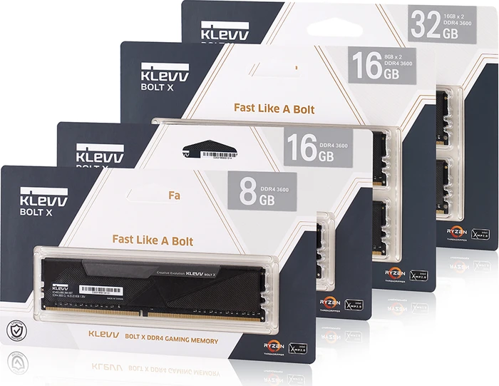 Klevv Bolt X UDIMM 8GB, DDR4-3600, CL18-22-22-42, 1RX8