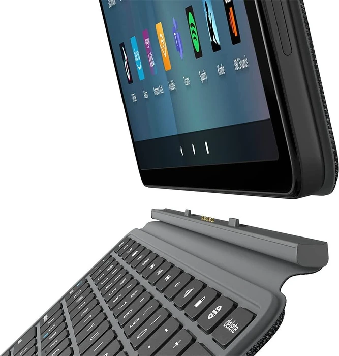 Amazon Tastaturhülle für Amazon Fire Max 11 (2023), schwarz, UK