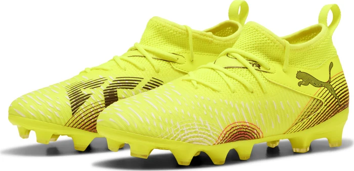 Puma Future 8 Match FG/AG yellow alert/puma black/sun struck (Junior)