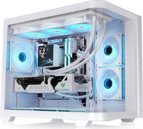 Thermaltake Vision 330 CR ARGB SE Edition Snow, inkl. 6x Lüfter, Glasfenster