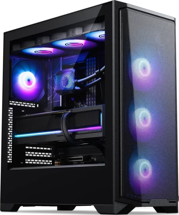 Phanteks Eclipse G370A, schwarz, Glasfenster