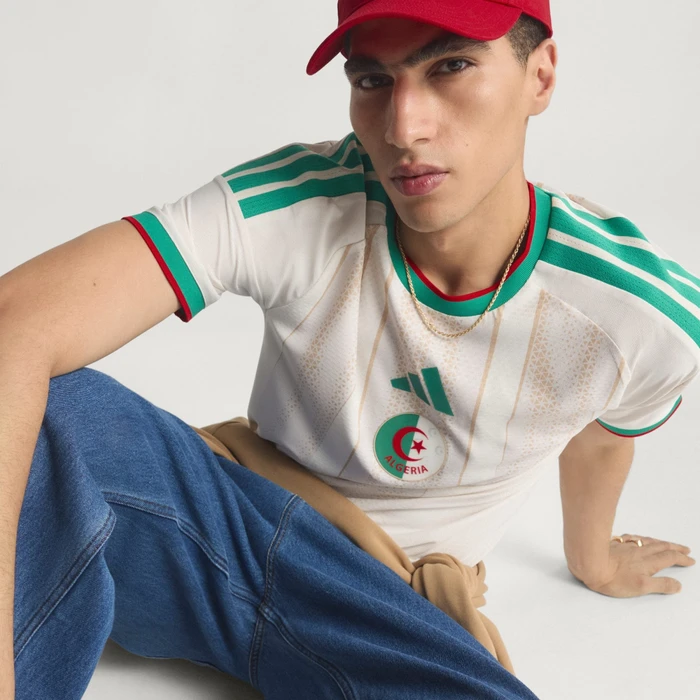 adidas FIFA WM 2026 Algerien Authentic Heimtrikot kurzarm chalk white (Herren)