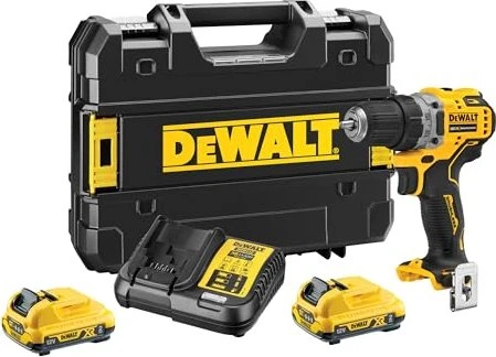DeWalt DCD701D2 Akku-Bohrschrauber inkl. Koffer + 2 Akkus 2.0Ah