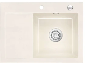 systemceram Mera 70 Einbau Becken rechts mit Ablauffernbedienung magnolie