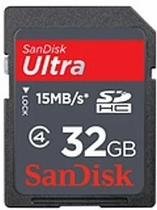 SanDisk Ultra 32GB Kit, Class 4
