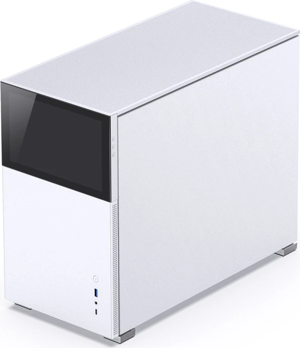 Jonsbo D31 Screen White, weiß, Glasfenster