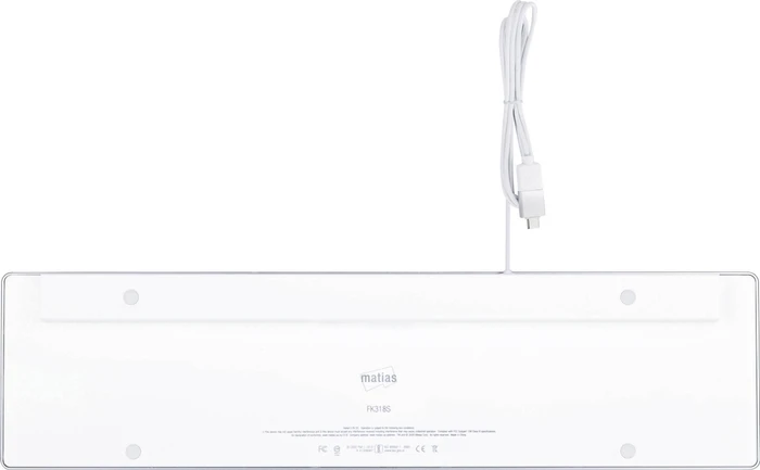 Matias Wired Aluminum Keyboard for Mac, Silver, USB, US