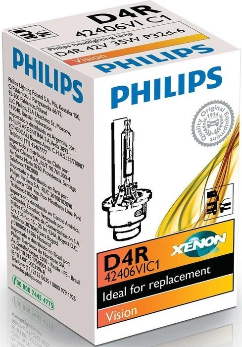 Philips Xenon Vision D4R 35W, 1er-Pack