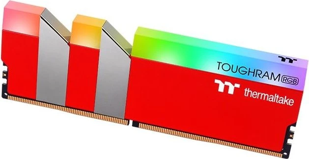 Thermaltake Toughram RGB Memory Racing Red UDIMM 16GB Kit, DDR4-3600, CL18-19-19-39