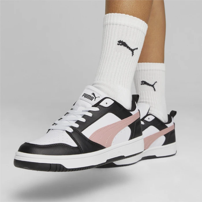 Puma Rebound V6 Low puma white/future pink/puma black