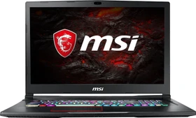 MSI GE73 7RD-030 Raider, Core i7-7700HQ, 16GB RAM, 256GB SSD, 1TB HDD, GeForce GTX 1050 Ti, DE