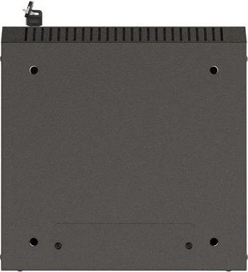 Lanberg WF11 Series 10" Rack Wandschrank 6HE, hängend, Flatpack, Glastür, IP20, RAL 9004, 300mm tief