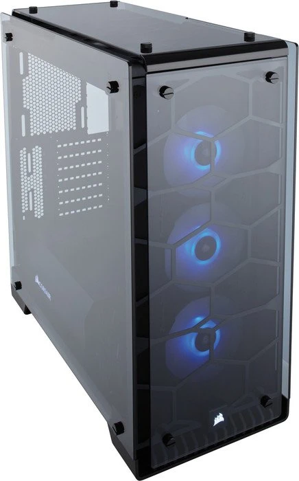 Corsair Crystal Series 570X RGB, schwarz, Glasfenster