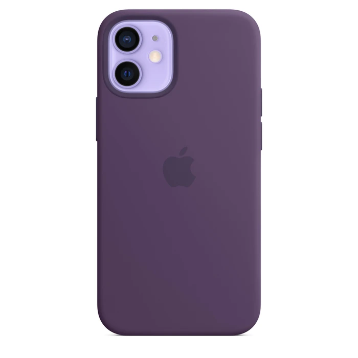 Apple Silikon Case mit MagSafe für iPhone 12 Mini Amethyst