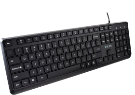 V7 KU350 Pro Tastatur, schwarz, USB, US