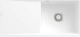 Villeroy & Boch Subway Style 50 flat Einbau Becken rechts stone white