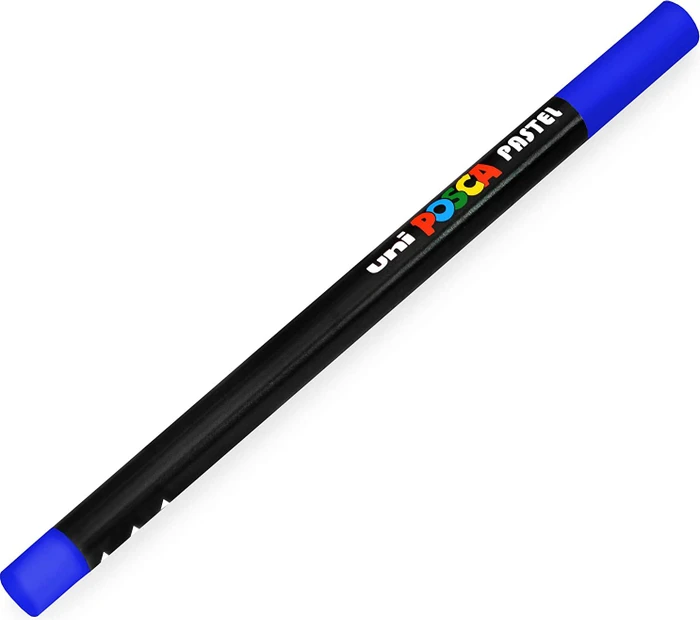 Uni-Ball POSCA Pastel KPA-100 Pastell Wachsmalstift blau