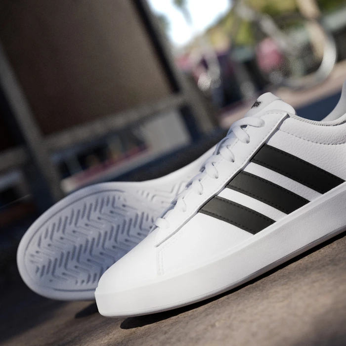 adidas Grand Court 3.0 cloud white/core black (Damen)