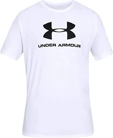 Under Armour Logo Funktionsshirt kurzarm weiß (Herren)