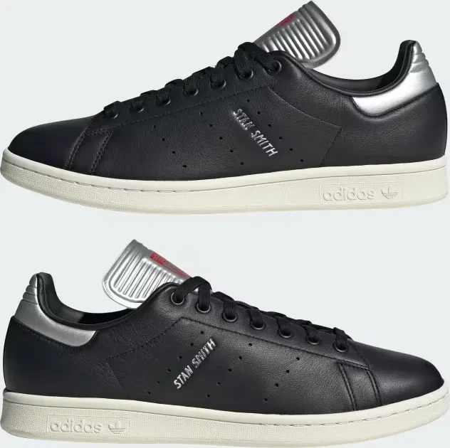 adidas Stan Smith core black/silver metallic (Herren)