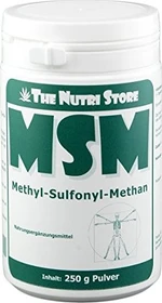 The Nutri Store MSM 100% rein Methyl-Sulfonyl-Methan Pulver, 250g