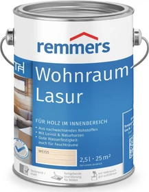 Remmers Wohnraum-Lasur innen weiß, 2.5l