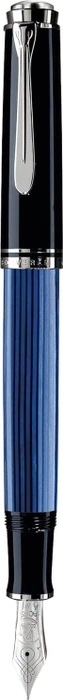 Pelikan Souverän M805 schwarz/blau, rechte Hand, fein, Geschenkbox