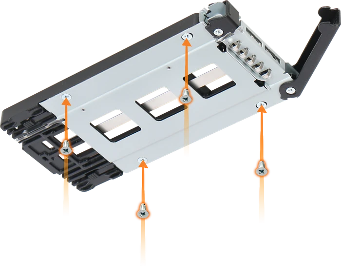 Icy Dock Tray MB834TP-B, Einschub/Carrier für MB834M2K-B / MB833M2K-N – Bild 5 von 6