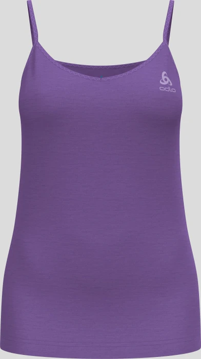 Odlo Natural Merino 160 V-Neck Funktionsshirt ärmellos afterparty (Damen)