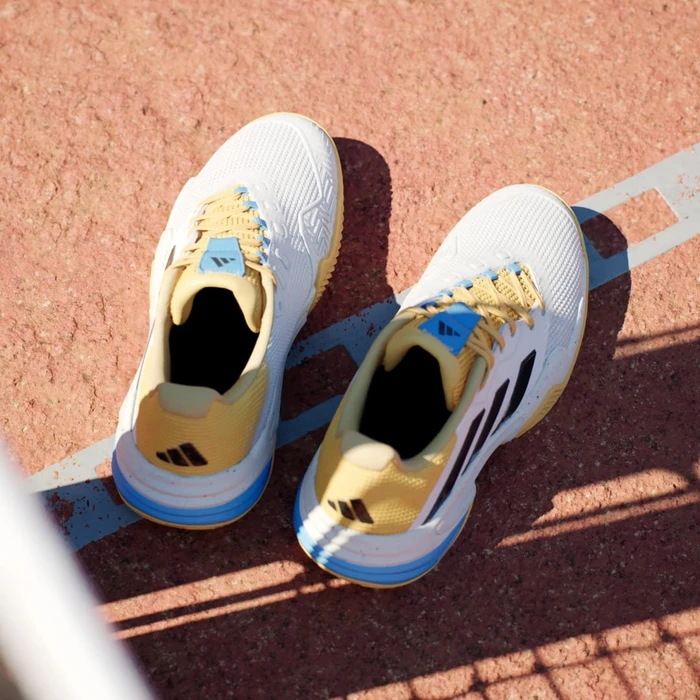 adidas Barricade 13 Clay cloud white/core black/semi spark (Damen)