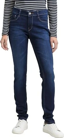 Tom Tailor Lucie Skinny Jeans dark stone wash denim (Damen)