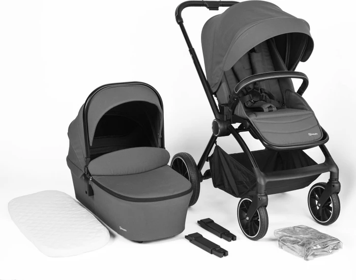 BabyGo Harmony 2in1 grau/schwarz