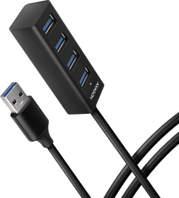 Axagon USB-Hub, 4x USB-A 3.0, USB-A 3.0 [Stecker] (HUE-M1AL)