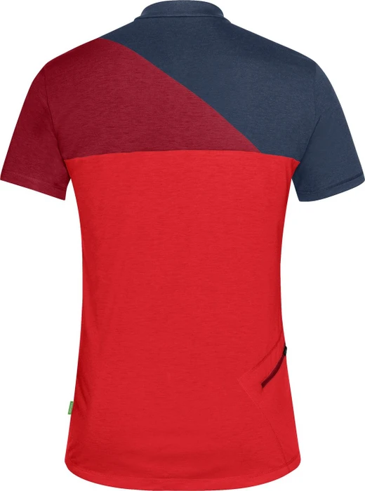 Vaude Tremalzo IV Trikot kurzarm mars red (Herren)