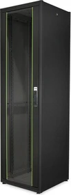 Digitus Professional Dynamic Basic Serie Wandschrank 42HE, Sicherheitsglastür, IP2X, schwarz, 600mm tief
