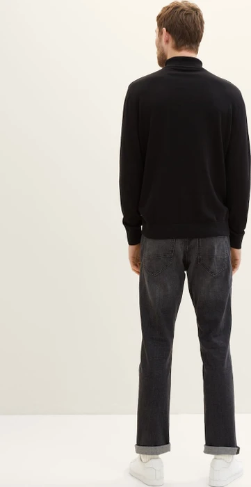 Tom Tailor Marvin Straight Jeans Jeans black stone wash denim (Herren)
